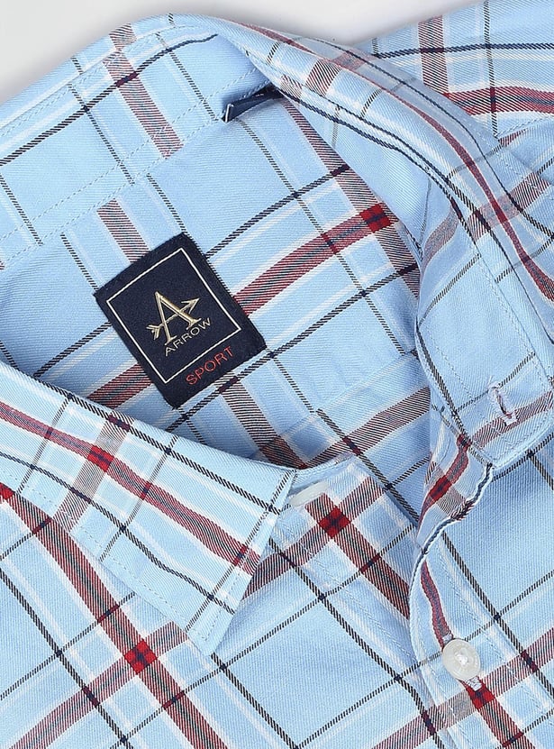 ARROW SPORT Men Tartan Check Slim Fit Casual Shirt