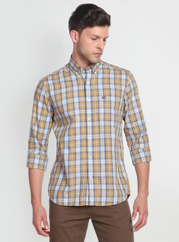 ARROW SPORT Men Checked Slim Fit Casual Shirt