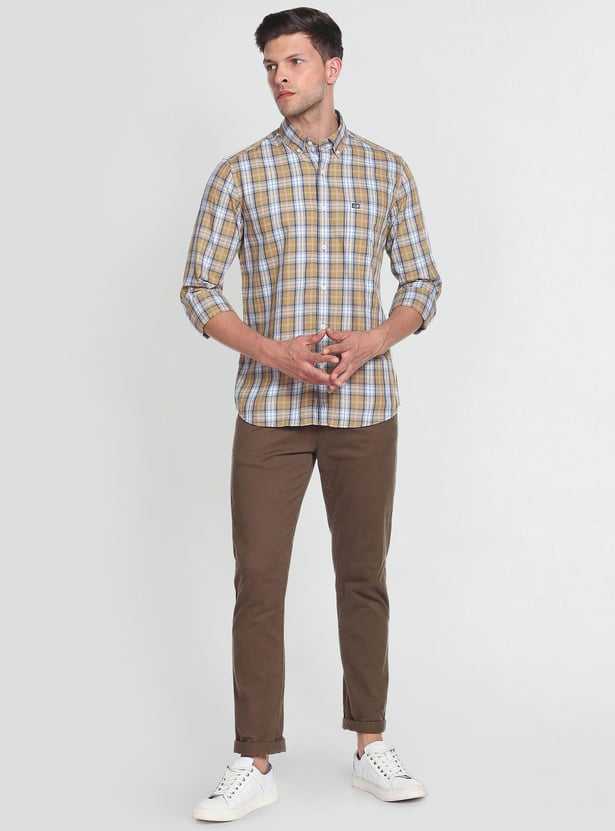 ARROW SPORT Men Checked Slim Fit Casual Shirt