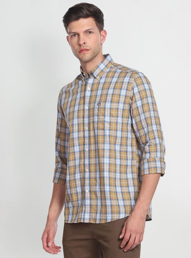 ARROW SPORT Men Checked Slim Fit Casual Shirt