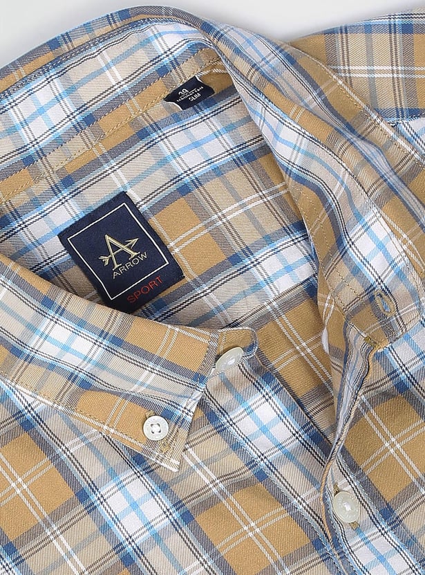 ARROW SPORT Men Checked Slim Fit Casual Shirt