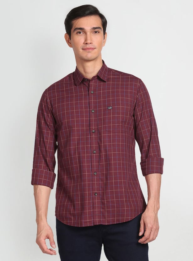 ARROW SPORT Men Checked Slim Fit Casual Shirt