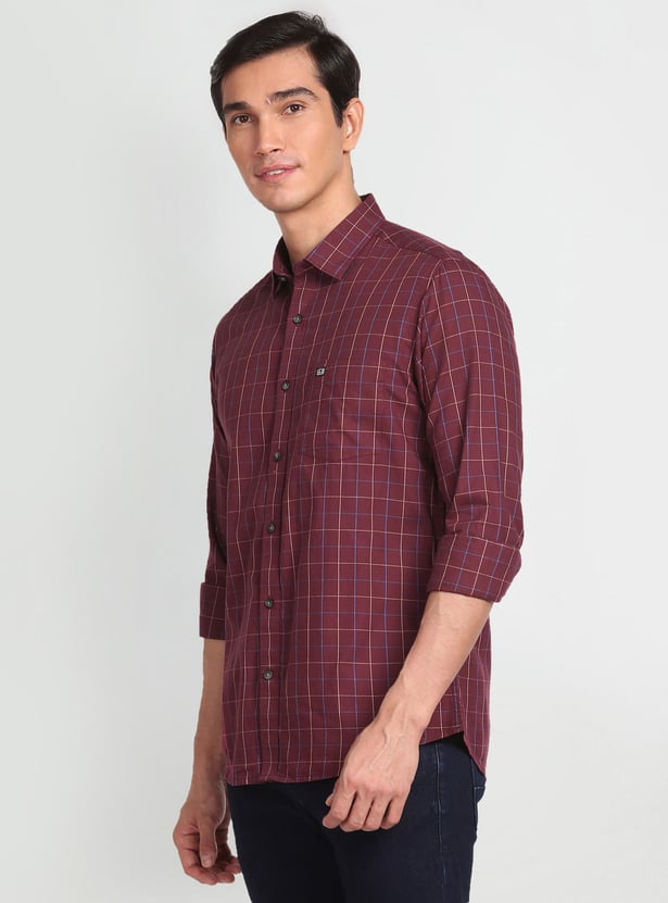 ARROW SPORT Men Checked Slim Fit Casual Shirt