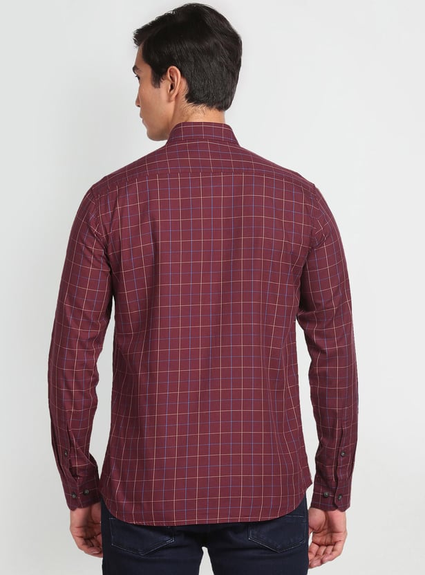 ARROW SPORT Men Checked Slim Fit Casual Shirt