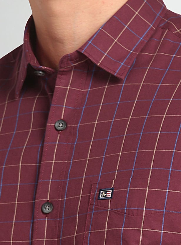 ARROW SPORT Men Checked Slim Fit Casual Shirt