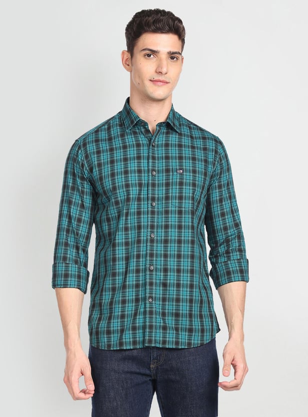 ARROW SPORT Men Checked Slim Fit Casual Shirt