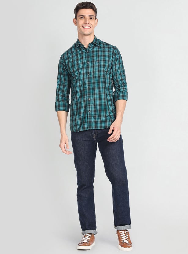 ARROW SPORT Men Checked Slim Fit Casual Shirt