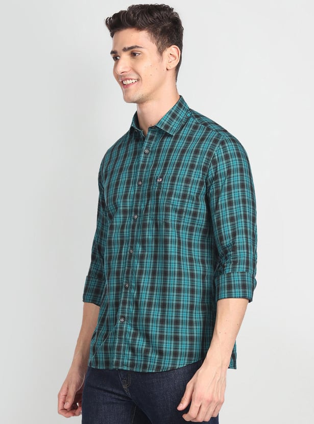 ARROW SPORT Men Checked Slim Fit Casual Shirt