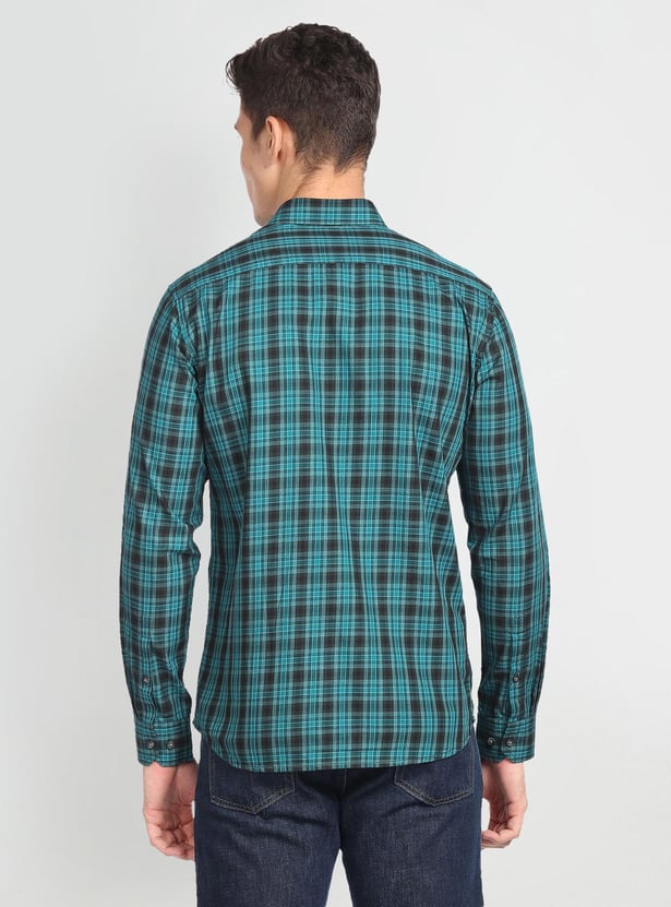 ARROW SPORT Men Checked Slim Fit Casual Shirt
