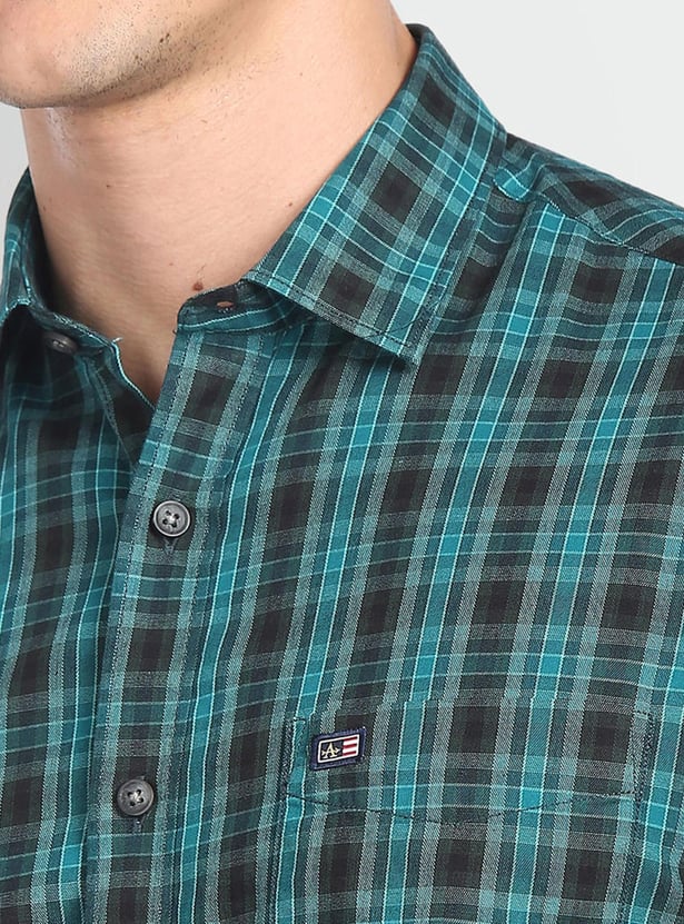 ARROW SPORT Men Checked Slim Fit Casual Shirt