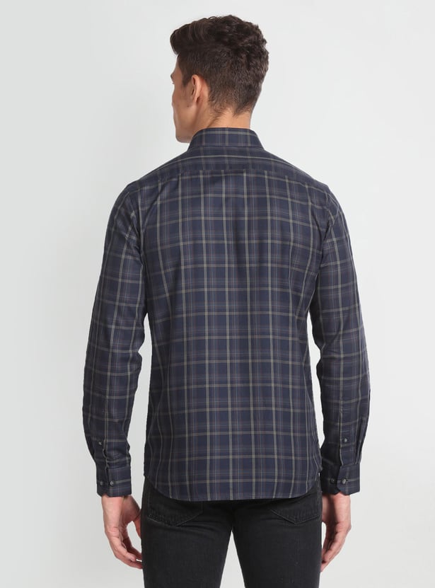 ARROW SPORT Men Checked Slim Fit Casual Shirt