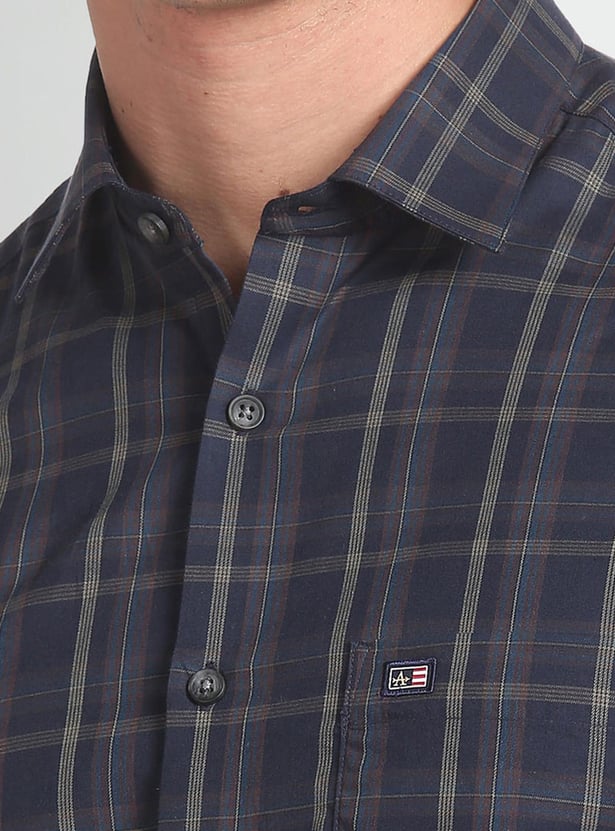 ARROW SPORT Men Checked Slim Fit Casual Shirt