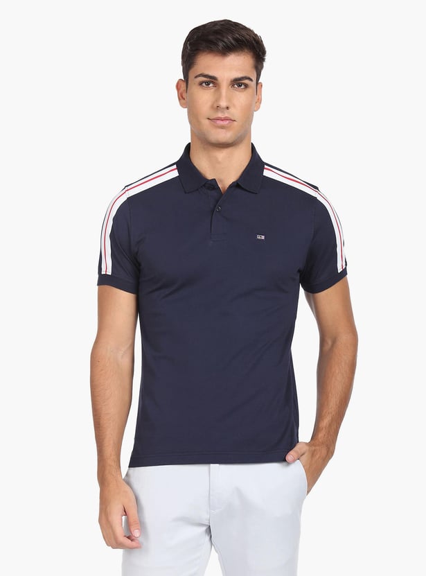 ARROW SPORT Men Striped Polo T-shirt