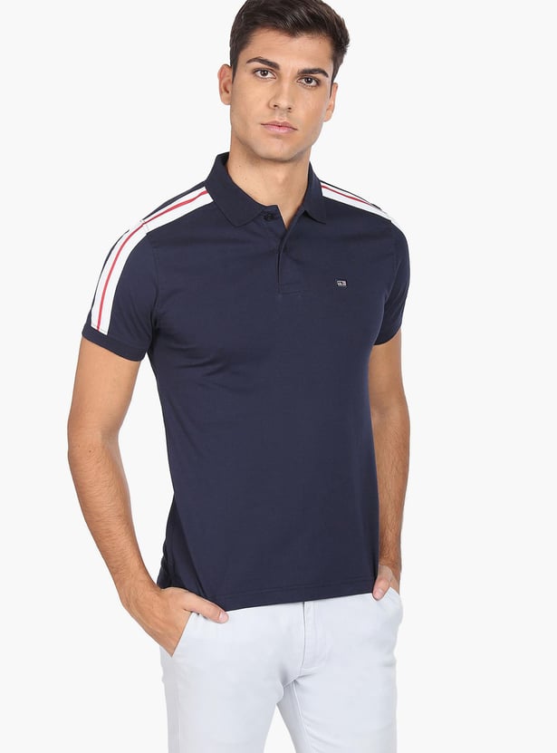 ARROW SPORT Men Striped Polo T-shirt