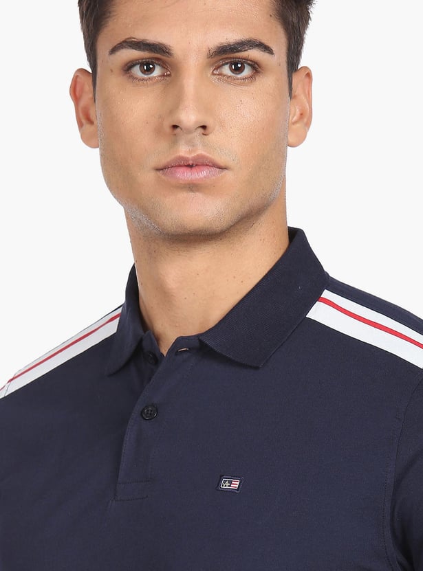 ARROW SPORT Men Striped Polo T-shirt