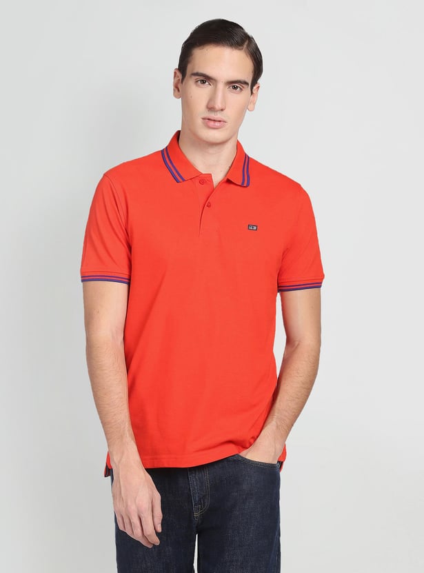 ARROW SPORT Men Solid Regular Fit Polo T-shirt