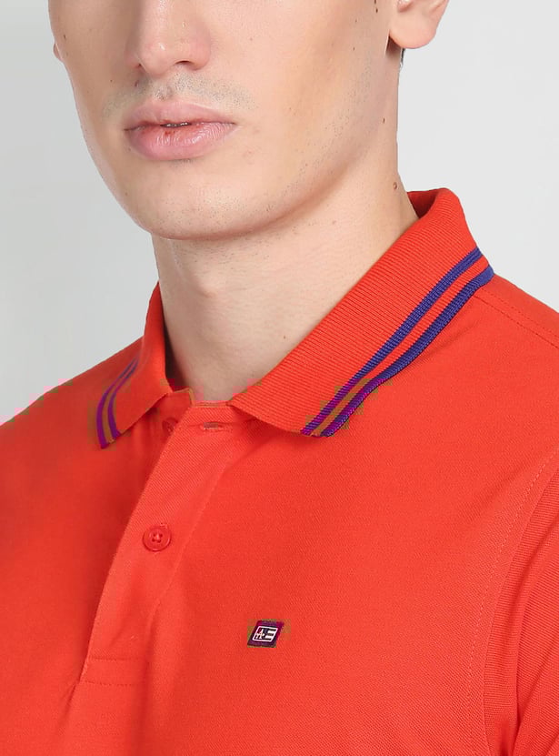ARROW SPORT Men Solid Regular Fit Polo T-shirt