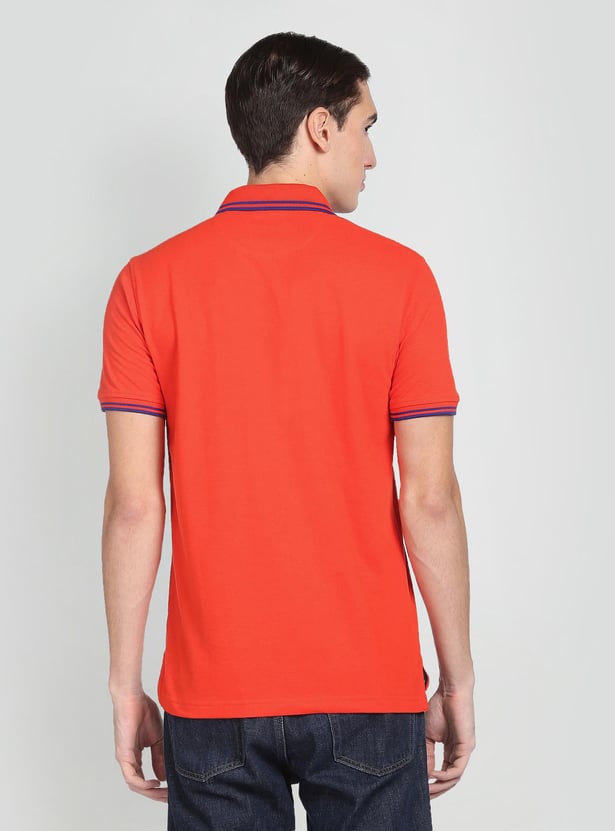 ARROW SPORT Men Solid Regular Fit Polo T-shirt