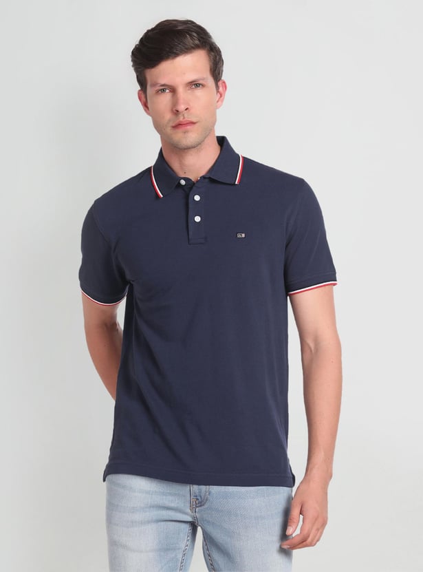 ARROW SPORT Men Solid Regular Fit Polo T-shirt