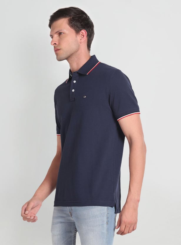 ARROW SPORT Men Solid Regular Fit Polo T-shirt