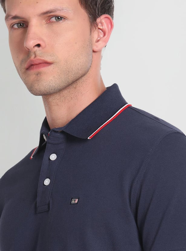 ARROW SPORT Men Solid Regular Fit Polo T-shirt