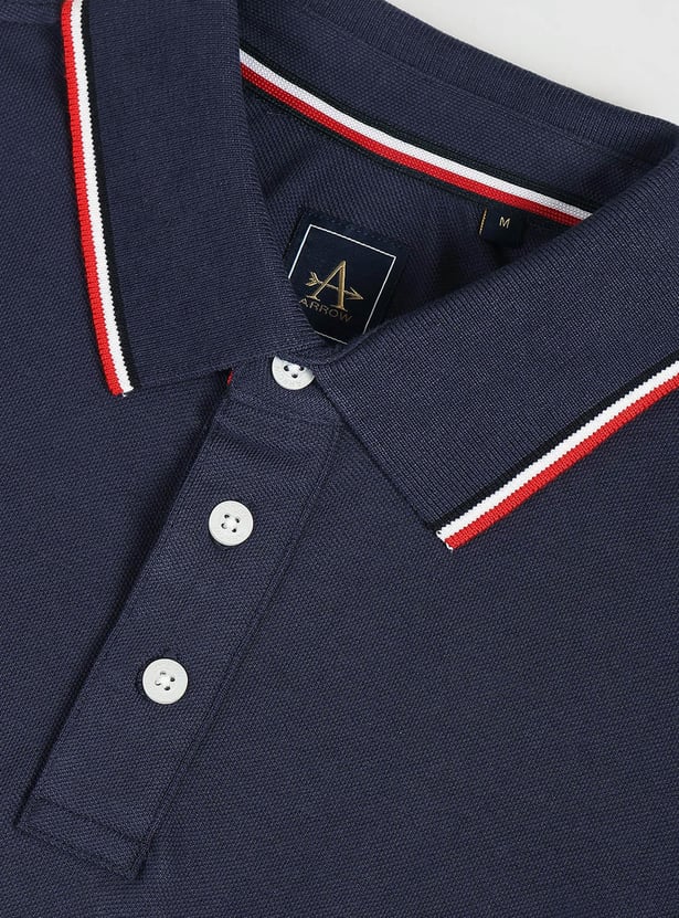 ARROW SPORT Men Solid Regular Fit Polo T-shirt