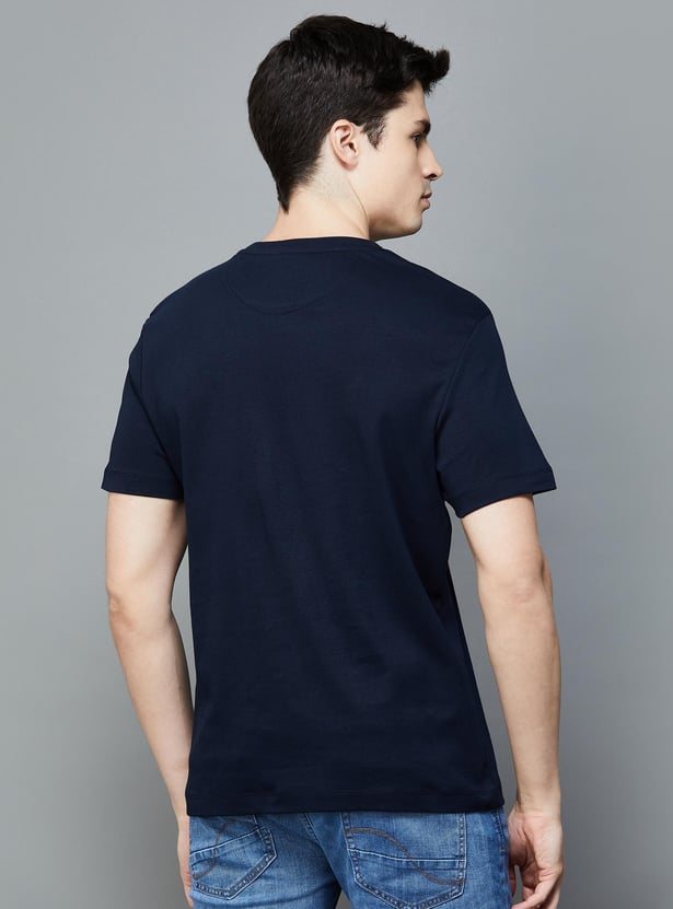 U.S. POLO ASSN. Men Embroidered Regular Fit T-shirt