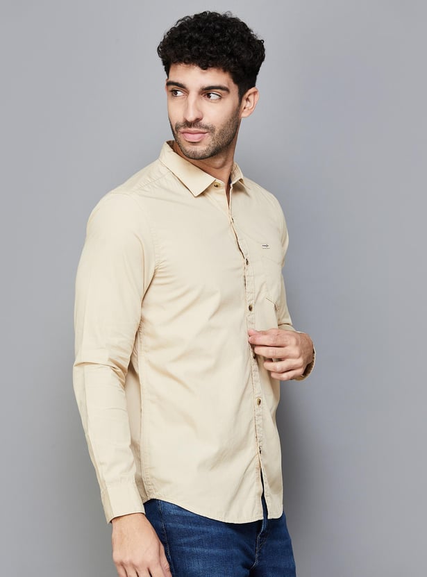 WRANGLER Men Solid Regular Fit Casual Shirt