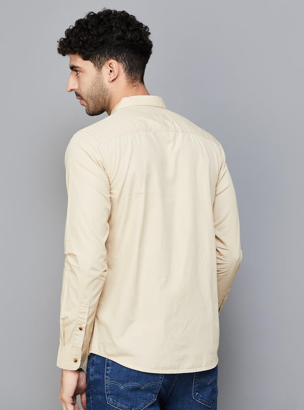 WRANGLER Men Solid Regular Fit Casual Shirt