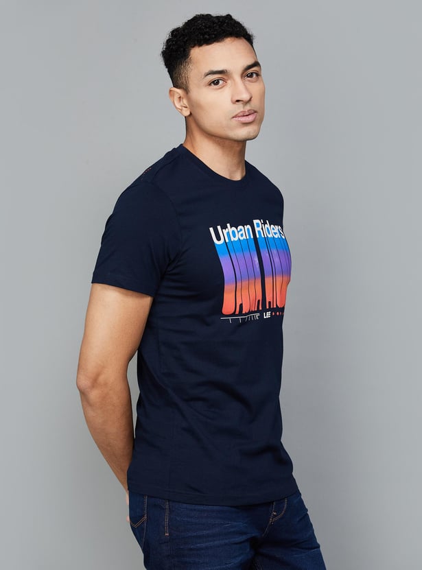 LEE Men Printed Slim Fit T-shirt