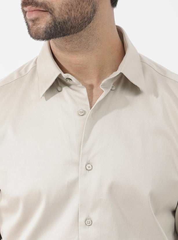 RARE RABBIT Men Solid Regular Fit Shirt