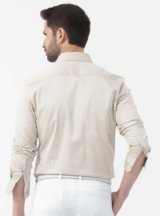 RARE RABBIT Men Solid Regular Fit Shirt
