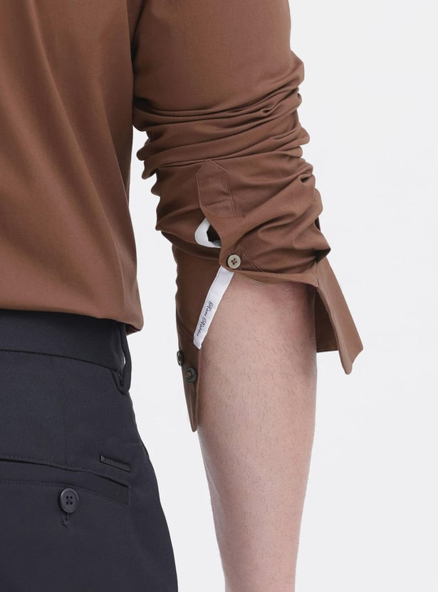 Buy RARE RABBIT Men Solid Regular Fit Formal Shirt from Rare