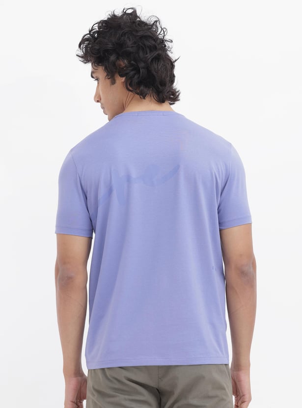 RARE RABBIT Men Logo Print T-shirt