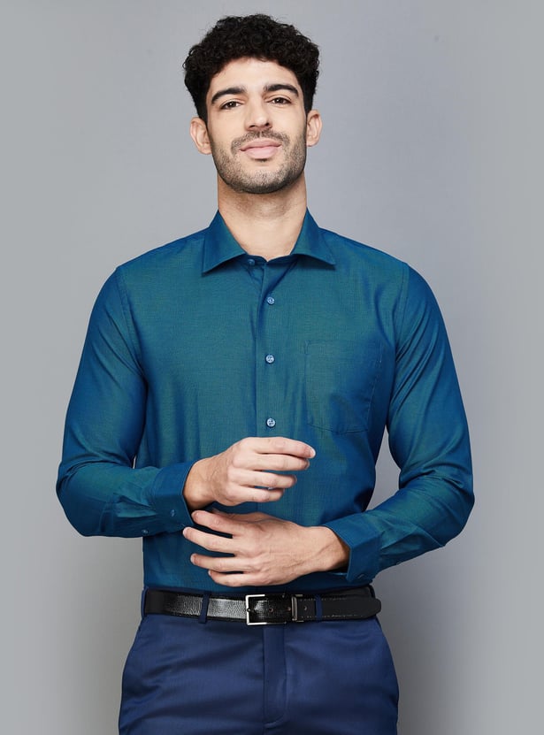 BLACKBERRYS Men Solid Slim Fit Formal Shirt