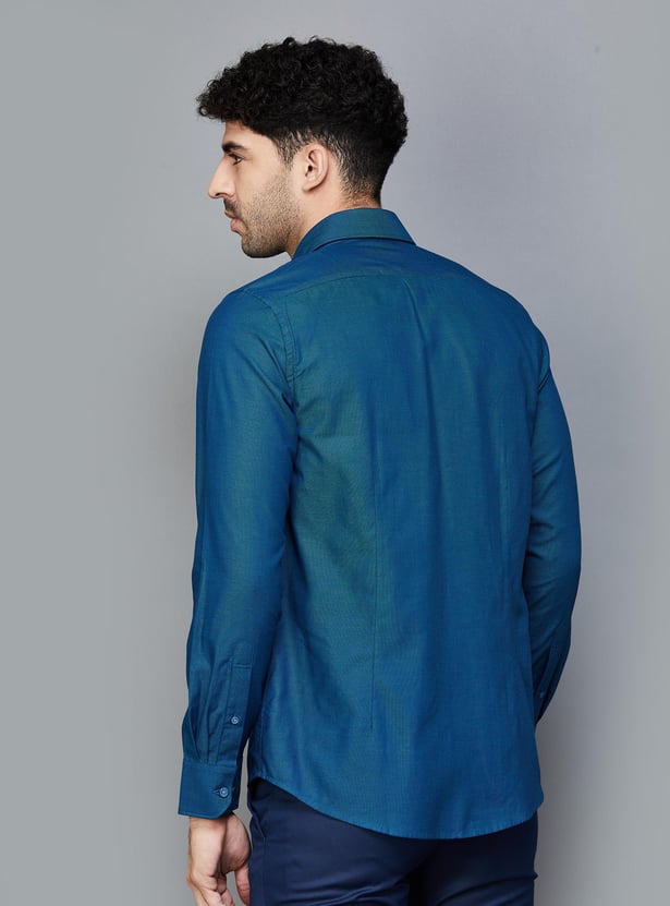 BLACKBERRYS Men Solid Slim Fit Formal Shirt