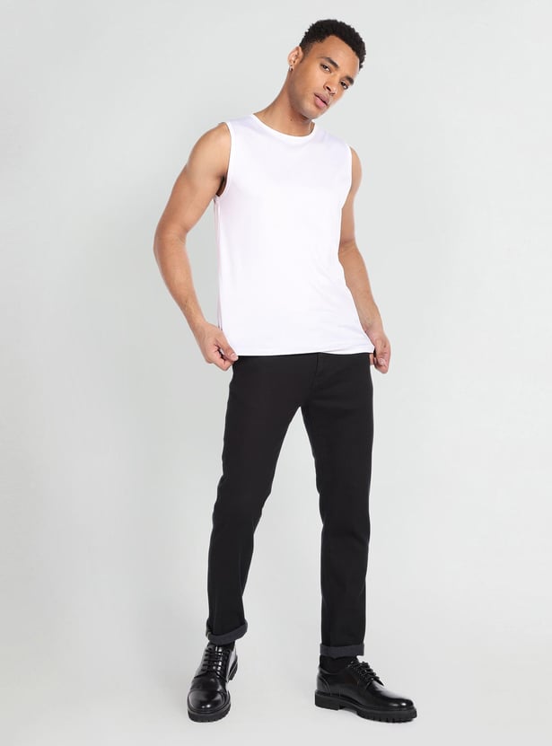 FLYING MACHINE Men Solid F-Lite Jeans (Slim Straight)