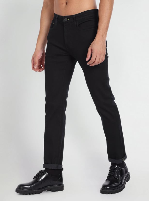 FLYING MACHINE Men Solid F-Lite Jeans (Slim Straight)