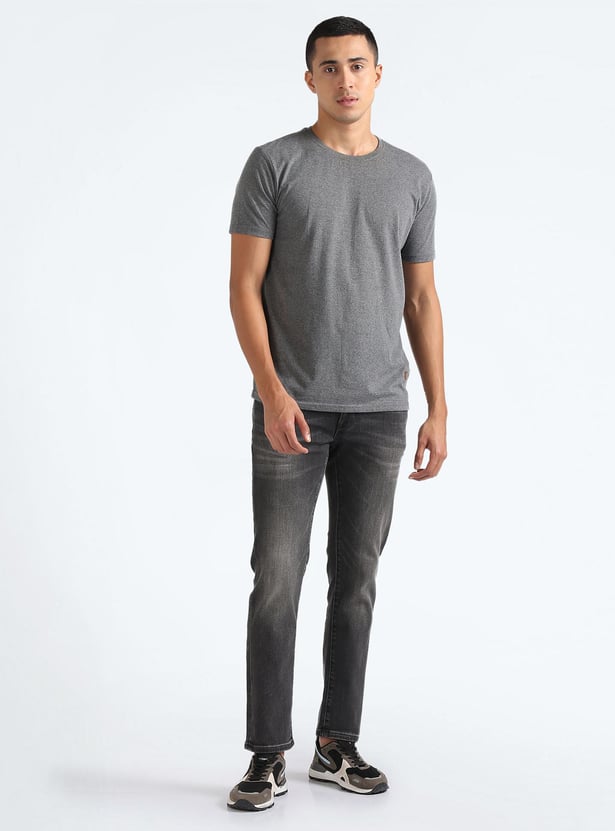 FLYING MACHINE Men Stonewashed Michael Jeans (Slim Tapered)