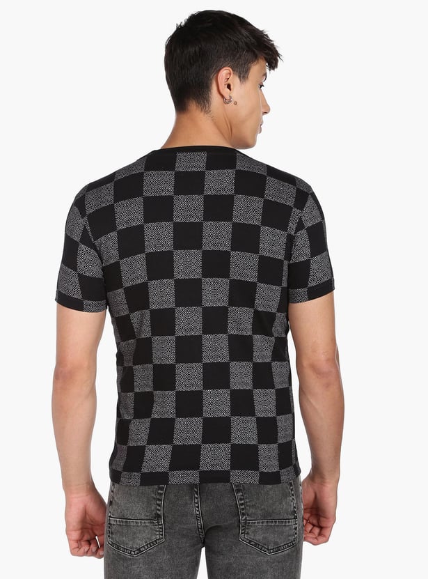 FLYING MACHINE SPORT Men Printed Slim Fit T-shirt