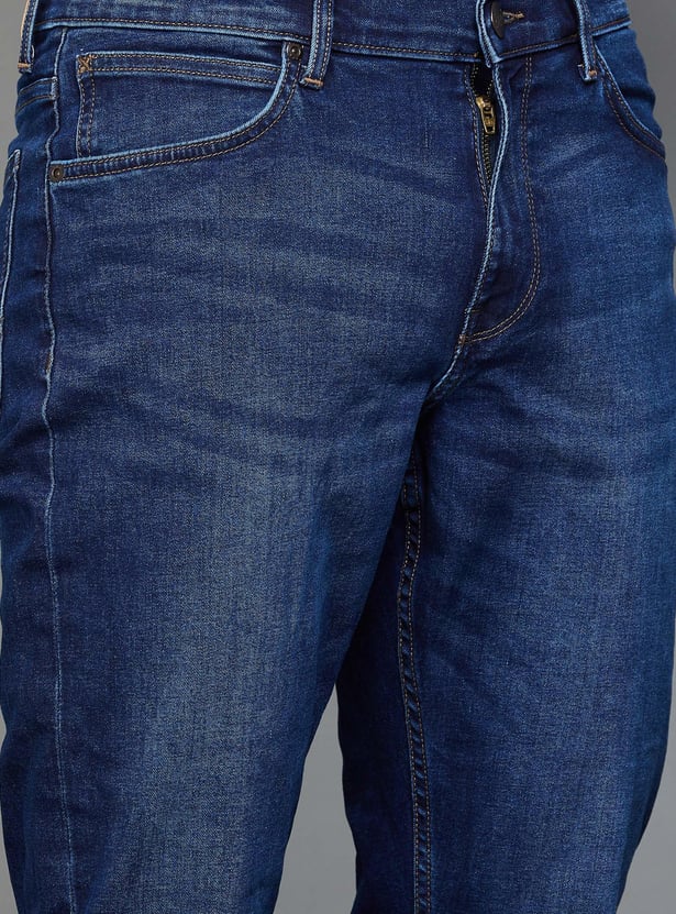 LEE Men Washed Regular Tapered Jeans