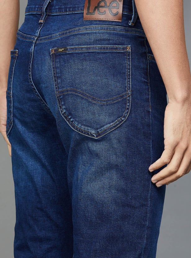 LEE Men Washed Regular Tapered Jeans