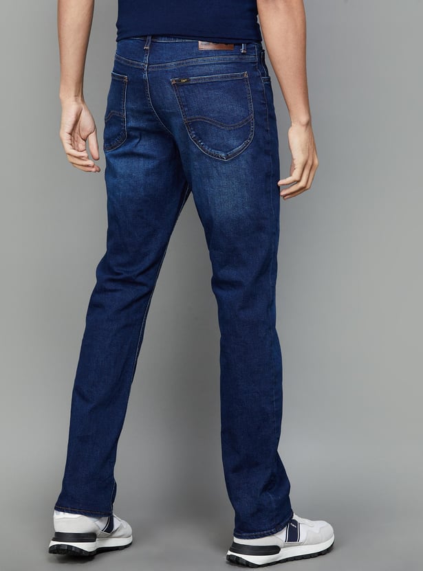 LEE Men Washed Regular Tapered Jeans