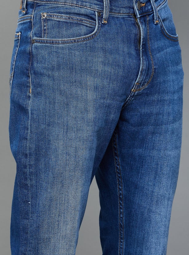 LEE Men Mid-Wash Bootcut Jeans