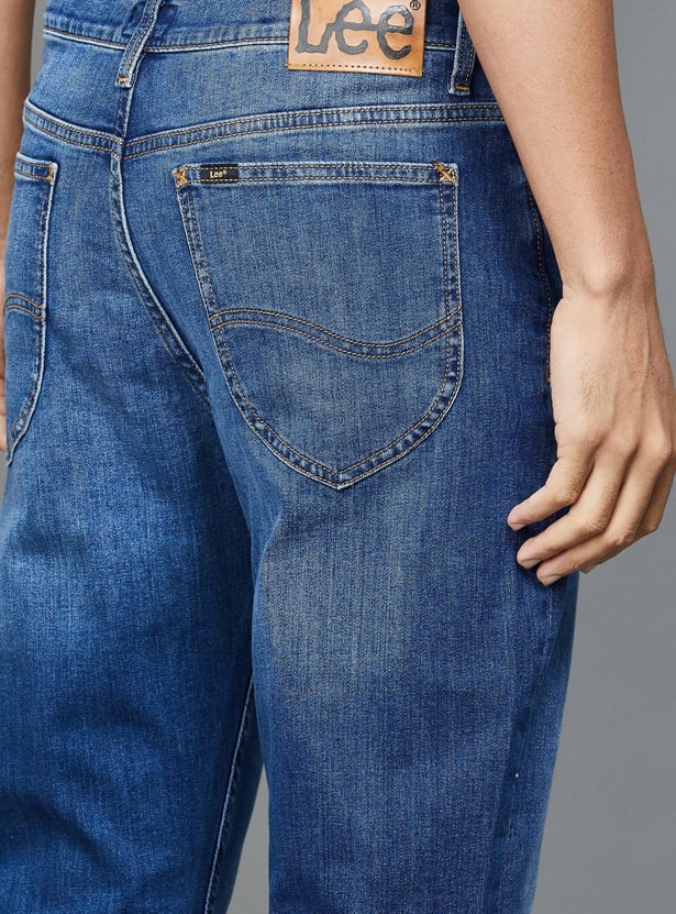 LEE Men Mid-Wash Bootcut Jeans
