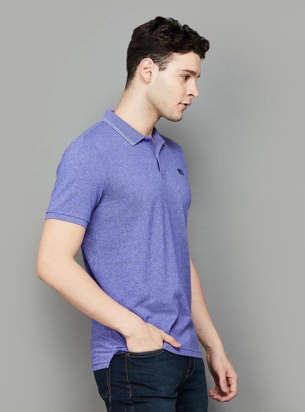 WRANGLER Men Solid Regular Fit Polo T-shirt