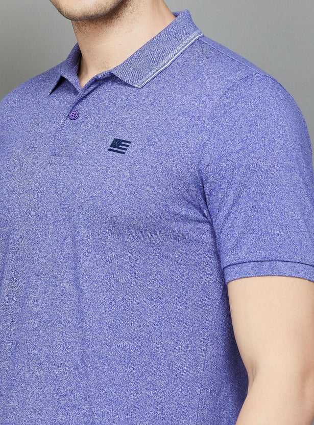 WRANGLER Men Solid Regular Fit Polo T-shirt