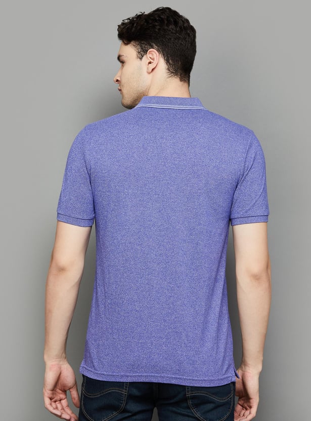 WRANGLER Men Solid Regular Fit Polo T-shirt