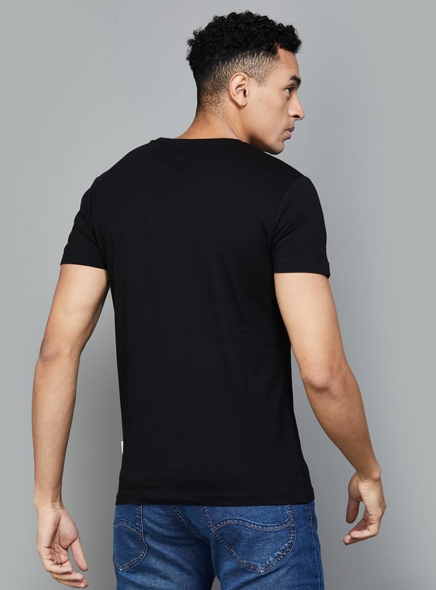 JACK & JONES Men Printed Regular Fit T-shirt