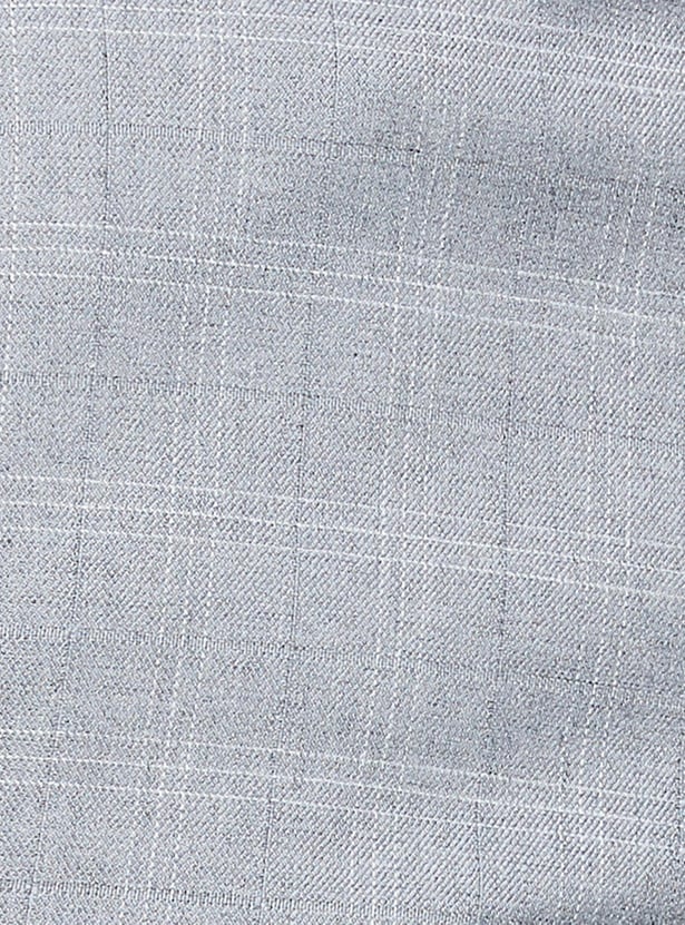 ARROW Men Checked Super Slim Formal Trousers